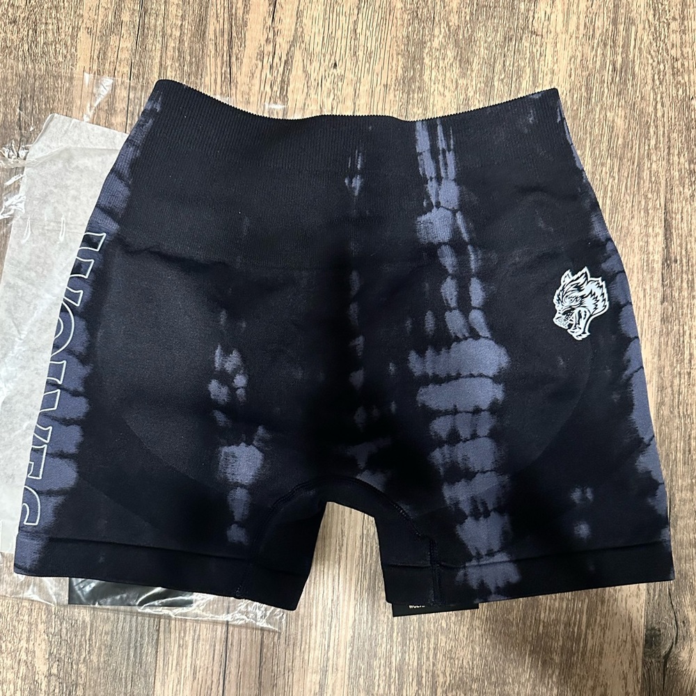 Darc Sport Black and Purple Serpent Shorts.